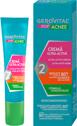 Cremă ultra-activă noncomedogenic GEROVITAL