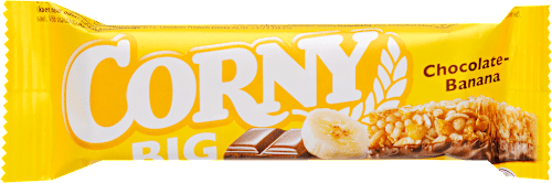 Big müzliszelet, tejcsokoládés-banános Corny