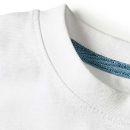 T-Shirt Schulanfang mit "SCHULKIND" Schriftzug, weiß, Gr. 128 ALANA