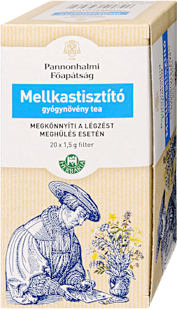 Pannonhalmi mellkastisztító filteres tea, 20 filter HERBÁRIA