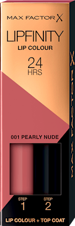 dlouhotrvající rtěnka Lipfinity 001 Pearly Nude MAX FACTOR