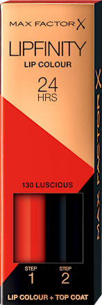dlouhotrvající rtěnka Lipfinity 130 Luscious MAX FACTOR