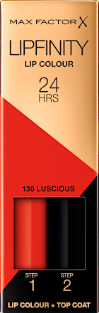 dlouhotrvající rtěnka Lipfinity 130 Luscious MAX FACTOR