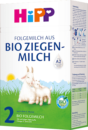 Folgemilch 2 aus Ziegenmilch ab dem 7. Monat HiPP