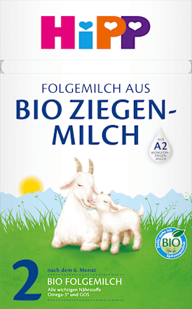 Folgemilch 2 aus Ziegenmilch ab dem 7. Monat HiPP