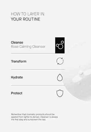 Cleanser Calming Rose Transparent Lab