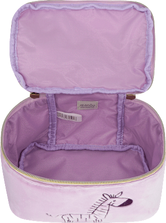 Kindertasche lila mit Zebra-Muster manòu