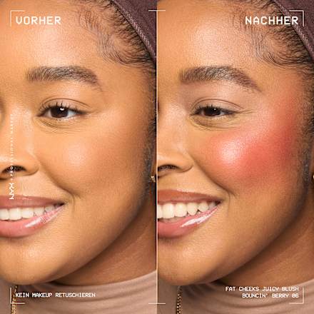Blush Fat Cheeks Bouncin' Berry 06 NYX PROFESSIONAL MAKEUP
