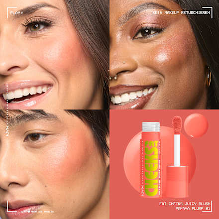 Lícenka Fat Cheeks Papaya Plump - 01 NYX PROFESSIONAL MAKEUP