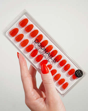 Künstliche Nägel, Soft Gel Press Ons On Fire Doonails