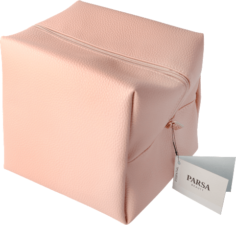 Козметичен розов несесер с цип PARSA BEAUTY