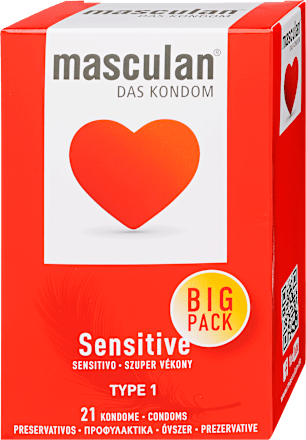 Óvszer szuper vékony, big pack Masculan