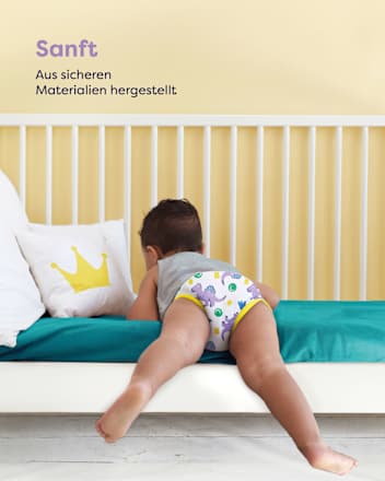 Töpfchen-Trainingshose wiederverwendbar, 3-4 Jahre, blau/bunt Bambino Mio