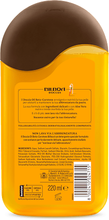 Doccia Oil beta-carotene effetto nutriente Bilboa