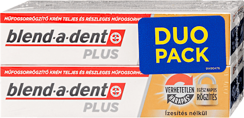 Műfogsorrögzítő Plus Unbeatable Bite, duopack blend-a-dent