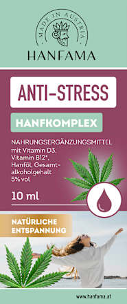 Tropfen Anti-Stress Hanfkomplex Hanfama