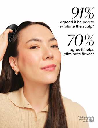 Kopfmassagebürste Scalp Exfoliator & Massager schwarz Tangle Teezer