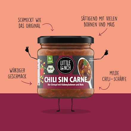 Eintopf Chili Sin Carne vegan Little Lunch