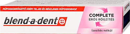 Műfogsorrögzítő krém extra erős blend-a-dent