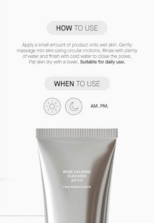 Cleanser Calming Rose Transparent Lab