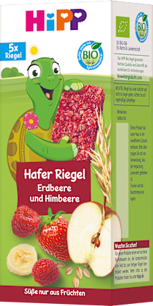 Fruchtriegel Hafer Erdbeere & Himbeere ab 1 Jahr (5x20 g) HiPP