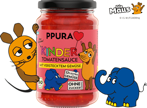 Tomatensauce mit Gemüse für Kinder PPURA