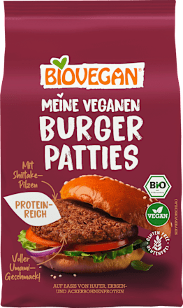 Meine veganen Burger Patties BIOVEGAN