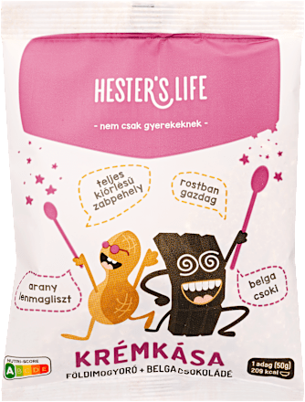 Krémkása, földimogyoró-belga csokoládé Hester’s Life