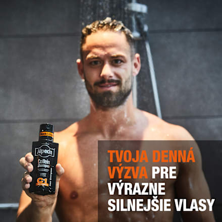Kofeínový šampón C1 Hair Energizer Black Edition Alpecin