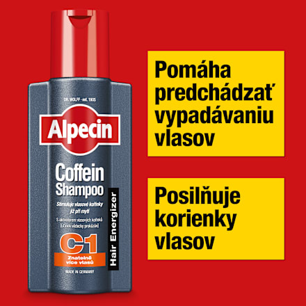 Kofeínový šampón C1 Hair Energizer Alpecin