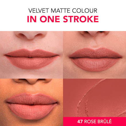 Velvet the Lipstick ruž za usne – 47 Rose Brule  BOURJOIS PARIS