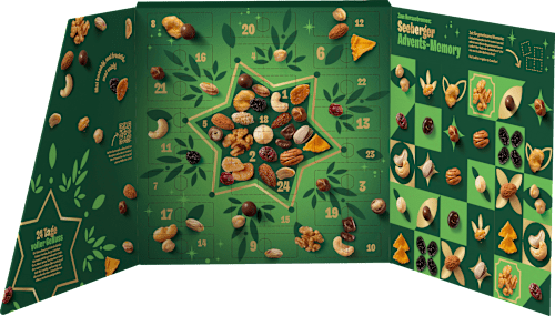 Adventskalender 2025 - 24 geNUSSvolle Snacks Seeberger