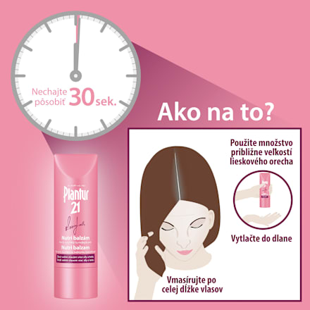 Nutri balzam na vlasy longhair Plantur 21