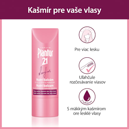Nutri balzam na vlasy longhair Plantur 21
