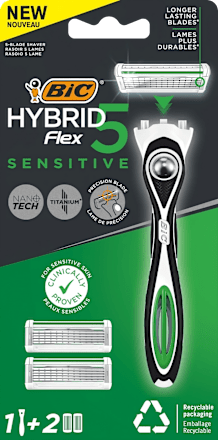 Aparat de ras hibrid BIC Flex5 SensitiveB2 BIC