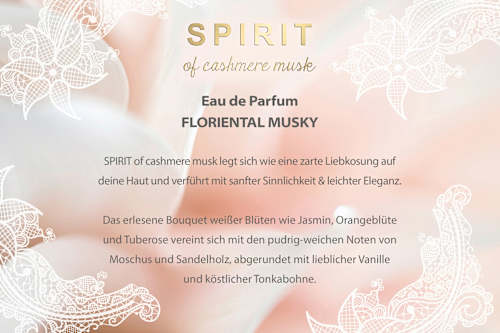 Geschenkset Cashmere Musk Eau de Parfum 2tlg SPIRIT