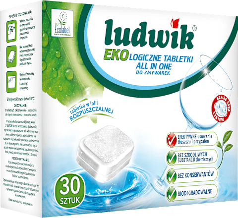 Tabletki do zmywarek All in One Eko LUDWIK