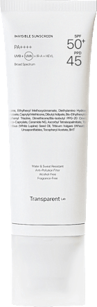 Sonnencreme Gesicht Invisible LSF 50+ Transparent Lab