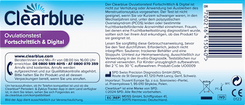 Ovulationstest Fortschrittlich & Digital Clearblue