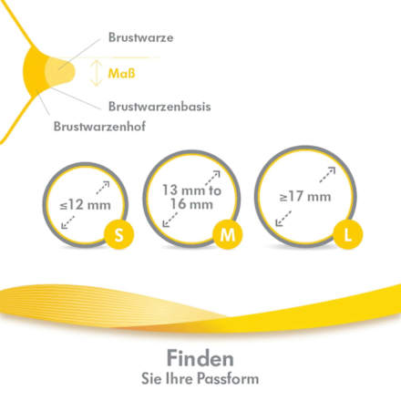 Contact Brusthütchen, Größe L Medela