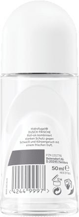 Antitranspirant Deo Roll-on Dusch Frische Hidrofugal