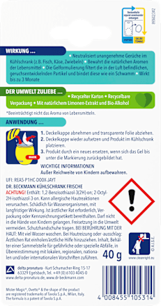 Kühlschrank-Frische Dr. Beckmann