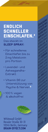 Sleep Spray Strong Minze BRAINEFFECT