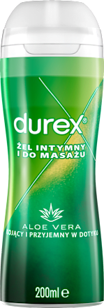 Żel intymny i do masażu 2w1 Aloe Vera  Durex