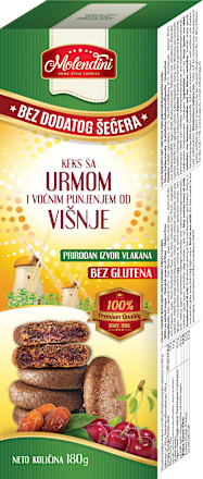 KEKS SA URMOM I VOĆNIM PUNJENJEM OD VIŠNJE Molendini
