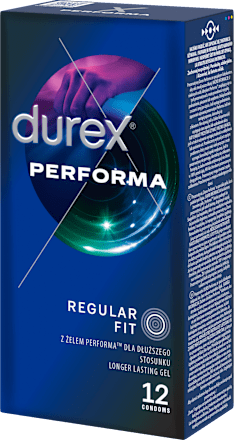 Prezerwatywy lateksowe Performa  Durex
