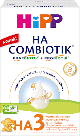 Preparat do dalszego żywienia niemowląt 3 HA Combiotik HiPP