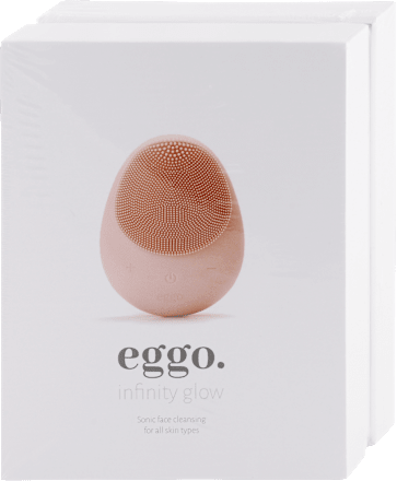 Sonická čistiaca kefka na tvár infinity glow - ružová eggo.