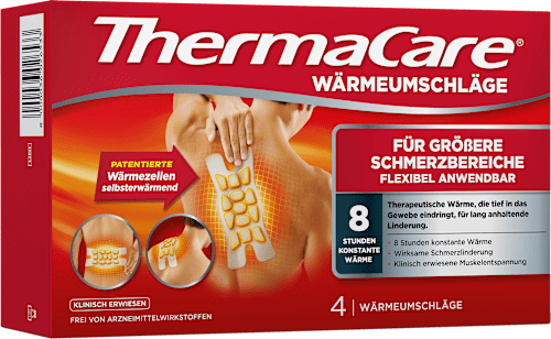 Thermacare Wärmeumschläge für größere Schmerzbereiche, Flexibel Anwendbar ThermaCare