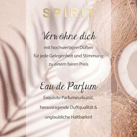 Dámska parfumovaná voda of Creamy Coconut SPIRIT